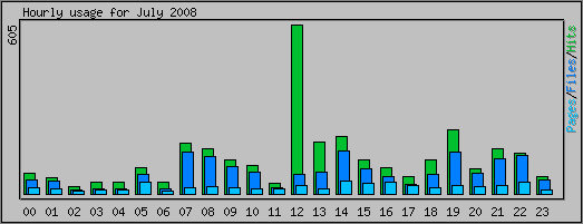 Hourly usage
