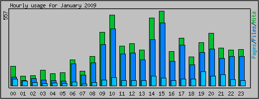 Hourly usage