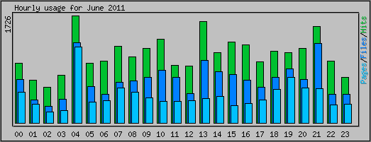 Hourly usage