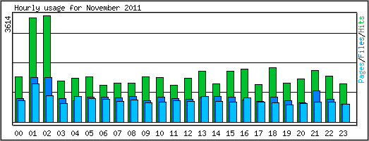 Hourly usage