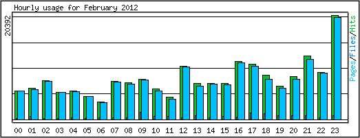 Hourly usage