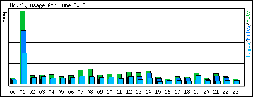 Hourly usage
