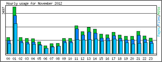 Hourly usage