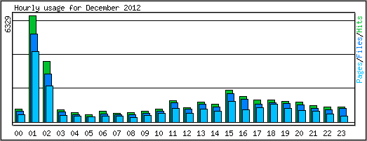 Hourly usage