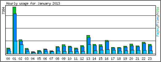 Hourly usage