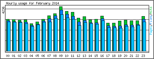 Hourly usage