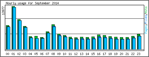 Hourly usage
