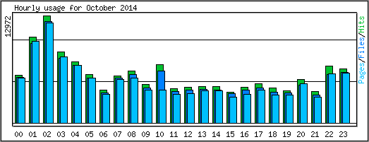 Hourly usage