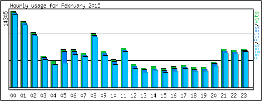 Hourly usage