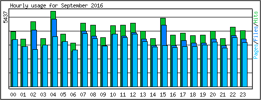 Hourly usage