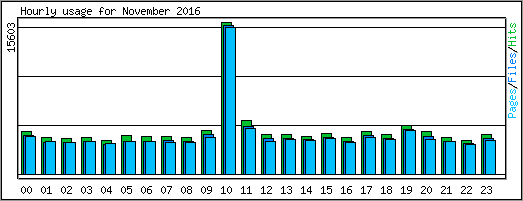 Hourly usage