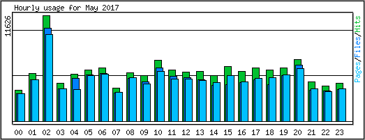 Hourly usage